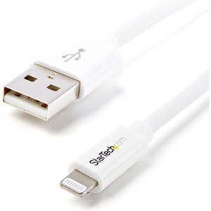 Cable de 2m Lightning de 8 Pin a USB A 2.0 para Apple iPod iPhone iPad - Blanco