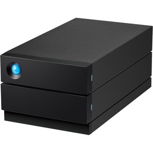 LaCie 2big STHJ8000800 2 x Total de compartimentos Sistema de armazenamento DAS - 8 TB HDD Secretária - 16 TB Supported HD