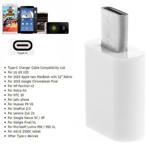 4XEM USB-C MALE TO 8 PIN FEMALE - 1 x USB Type C Male - 1 x 8-pin Lightning Proprietary Connector Female - White