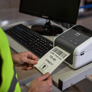 Stampante termica diretta Brother P-touch Td-4520dn - Monocromatico - Etichetta stampabile - 108 mm (4,25") Larghezza di s