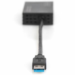Digitus Gigabit Ethernet-Adapter für Computer, Notebook - 1000Base-SX/LX - SFP (Mini-GBIC) - Tragbar - USB 3.0 - Realtek R