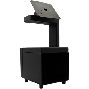 mUnite-3 Tablet POS Stand - 14.80" Height x 6.30" Width x 8.50" Depth - Countertop, Desktop - Steel - Black