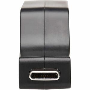 Eaton Tripp Lite Series USB-C to Gigabit Ethernet Vertical Network Adapter (M/F) - USB 3.1 Gen 1, 10/100/1000 Mbps, Black 