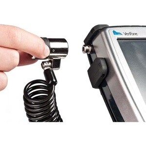ES ClickSafe Cable Lock For Payment Terminal, Tablet - Single Keyed Lock - Black - Carbon Steel - For Payment Terminal, Ta