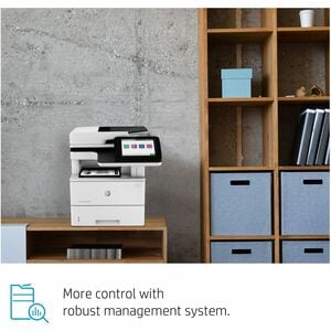 Print, copy, scan and optional fax; Up to 43 ppm; As fast as 6 sec; Up to 150,000 pages; 1 Hi-Speed Device USB 2.0; 2 Hi-S