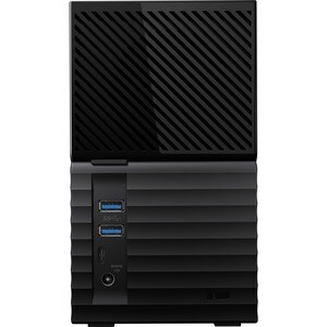 WD My Book Duo WDBFBE0240JBK 2 x Gesamtzahl Einschübe DAS-Speichersystem - 24 TB HDD Desktop - 2 x HDD installiert - 24 TB