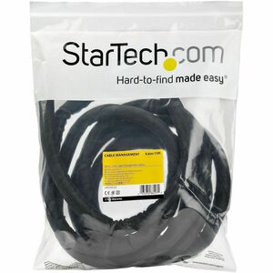 StarTech.com 15' (4.6m) Cable Management Sleeve/Wrap - Flexible Cable Manager - Expandable Coiled Cord Protector/Organizer