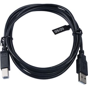 V7 Black USB Cable USB 2.0 A Male to USB 2.0 B Male 5m 16.4ft - 16.40 ft USB Data Transfer Cable for Peripheral Device, Di
