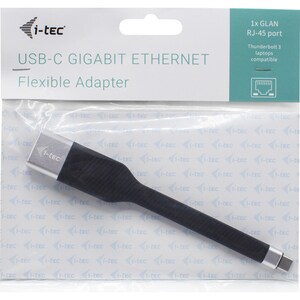 Carte Gigabit Ethernet pour Ordinateur, Portable, Tablette, Smartphone - i-tec - 1000Base-T - Portable - Noir - USB 3.1 Ty