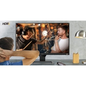 BenQ EW2480 24" Class Full HD Gaming LCD Monitor - 16:9 - Black, Metallic Gray - 23.8" Viewable - In-plane Switching (IPS)
