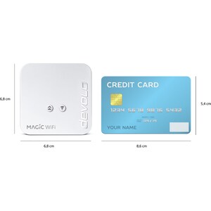 devolo Magic 1 WiFi Powerline Netzwerkadapter - 1 - 1 x Netzwerk (RJ-45) - 1200 Mbit/s Stromleitung - 400 m Reichweite unt