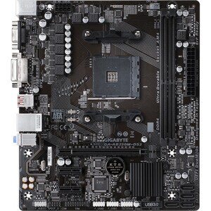 GIGABYTE Ultra Durable GA-AB350M-DS2 Desktop Motherboard - AMD B350 Chipset - Socket AM4 - Micro ATX - A-Series Processor 