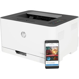 HP 150nw Desktop Laser Printer - Colour - 19 ppm Mono / 4 ppm Color - 600 x 600 dpi Print - Manual Duplex Print - 150 Shee