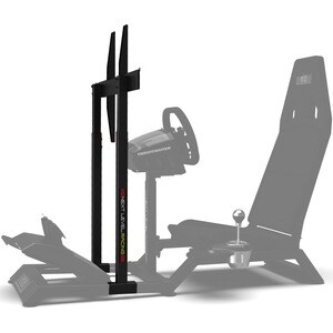 Next Level Racing Challenger Monitor Stand - Up to 50" Screen Support - 132.28 lb Load Capacity - Carbon Steel - Matte Black