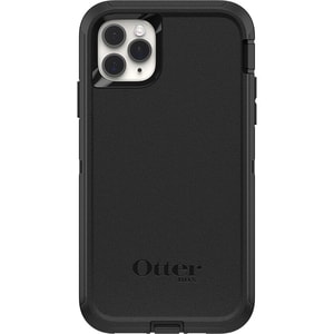 OtterBox Defender Rugged Carrying Case (Holster) Apple iPhone 11 Pro Max Smartphone - Black - Dirt Resistant, Bump Resista