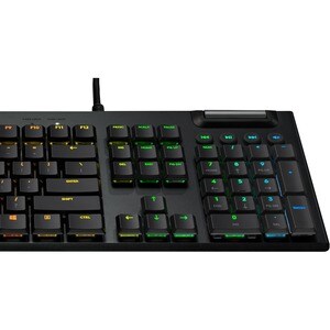 Logitech G815 Gaming Keyboard - Cable Connectivity - USB Interface - English (US) - Black - Mechanical Keyswitch - Volume 