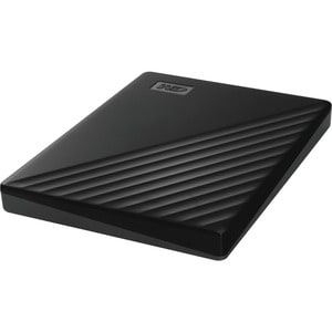 WD My Passport Tragbar Festplatte - Extern - 2 TB - Schwarz - Computer Unterstütztes Gerät - USB 3.2 (Gen 1) Micro-B - 256