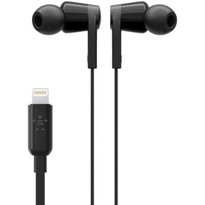 Belkin SOUNDFORM Wired Earbuds with Lightning Connector - Stereo - Lightning Connector - Wired - Earbud - Binaural - In-ea