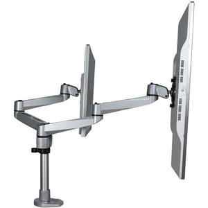 StarTech.com Desk Mount Dual Monitor Arm, Premium Articulating Desktop VESA Mount up to 27" (17.6lb/8kg) Displays, Height 