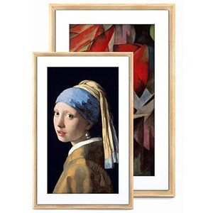 Meural Canvas II Digital Frame - 27" (685.80 mm) LCD Digital Frame - Light Wood - 1920 x 1080 - Wireless - 16:9 - Anti-gla