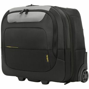 Targus CityGear TCG717GL Carrying Case (Roller) for 39.6 cm (15.6") to 43.9 cm (17.3") Notebook - Black, Grey - Shock Abso