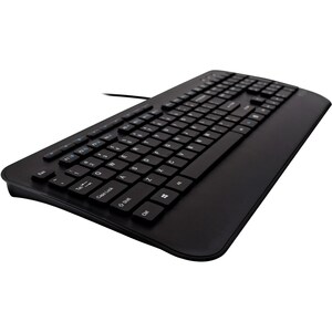 V7 CKU300DE Tastatur & Maus - QWERTZ - Deutsch - Tastatur, Kabel USB, Schwarz - Maus, Optische, Kabel, USB, 1600 dpi Beweg