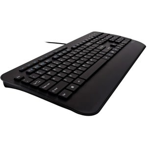 V7 CKU300UK Keyboard & Mouse - USB Cable - English - USB Cable - Optical - 1600 dpi - 6 Button - QWERTY - Volume Up, Volum