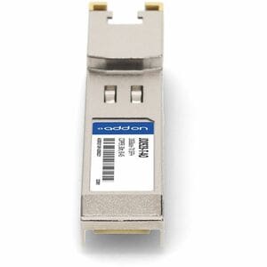 AddOn SFP+ - 1 x RJ-45 10GBase-TX LAN - 1 - TAA Compliant - For Data Networking - Twisted Pair10 Gigabit Ethernet - 10GBas