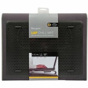 Targus AWE55GL Cooling Pad - Upto 43.2 cm (17") Screen Size Notebook Support - Black, Grey - 2 Fan(s) - 1900 - Plastic, Ne