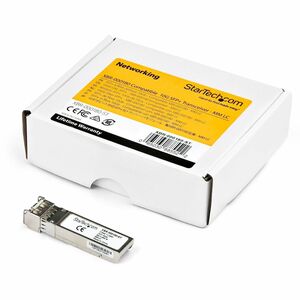 StarTech.com Brocade XG-SR Compatible SFP+ Module - 10GBASE-SR - 10GE SFP+ 10GbE Multimode Fiber MMF Optic Transceiver - 3