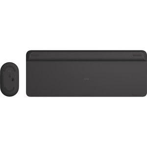 Logitech MK470 Tastatur & Maus - QWERTZ - Schweizerisch - Kabellos, Funk USB - Optische, Kabellos, Funk, USB, 1000 dpi Bew