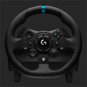 Logitech G923 Gaming Steering Wheel, Gaming Pedal - Cable - USB - Xbox One, PC, Xbox Series X, Xbox Series S - Black