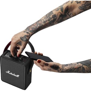 Marshall Stockwell II Portátil Bluetooth Sistema de colunas - 25 W RMS - Preto - 60 Hz para 20 kHz - Bateria recarregável