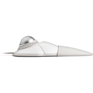 Kensington Orbit Trackball with Scroll Ring - White - Optical - Cable - White - USB - Scroll Ring - 2 Button(s) - Symmetrical