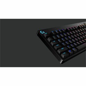 Logitech G PRO Gaming Keyboard - Cable Connectivity - Micro USB Interface - RGB LED - English (US) - Black - Mechanical Ke