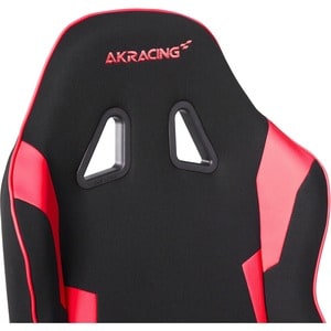 AKRacing Core Series EX-Wide Gaming Chair - For Gaming - Metal, Aluminum, Steel, Polyester, Fabric, Nylon - Red