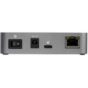 StarTech.com 3 Port USB C 3.2 Gen 2 Hub with Ethernet Adapter - 10Gbps USB Type C to 2x USB-A 1x USB-C - Powered Hub w/ Fa