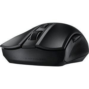 Asus ROG Strix Carry Gaming-Maus - Bluetooth/Radio-Frequenz - USB - Optisch - 6 Taste(n) - Schwarz - 1 - Kabellos - 2,40 G