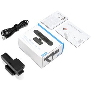 Lenovo Webcam - 30 fps - Black - USB 2.0 - Retail - 1 Pack(s) - 1920 x 1080 Video - 4x Digital Zoom - Computer, Notebook