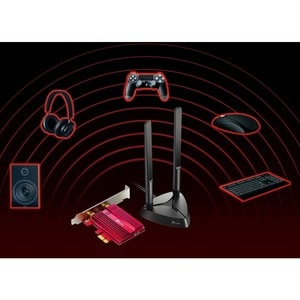Adaptateur Combo Wifi/Bluetooth TP-Link TX3000E - IEEE 802.11ax - Bluetooth 5.0 - Bi bande pour Ordinateur de bureau, Cont