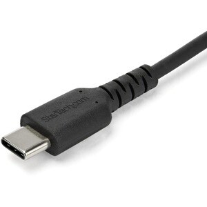 1M DURABLE USB 2.0 TO USB-C CABLE BLACK ARAMID FIBER