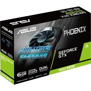 Asus NVIDIA GeForce GTX 1660 SUPER Graphic Card - 6 GB GDDR6 - 1.53 GHz Core - 1.82 GHz Boost Clock - 192 bit Bus Width - 