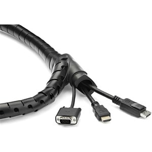 StarTech.com Kabelbündelschlauch - 25 mm x 2,5m - Kunststoff - flexibel -Spiralkabel - Kabel Sleeve - 2,5 m Länge - Polyet