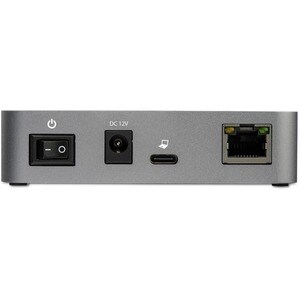 StarTech.com 3 Port USB C 3.2 Gen 2 Hub with Ethernet Adapter - 10Gbps USB Type C to 2x USB-A 1x USB-C - Powered Hub w/ Fa