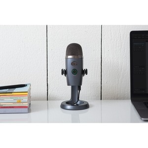 Blue Yeti Nano Wired Condenser Microphone - 20 Hz to 20 kHz - Cardioid, Omni-directional - Stand Mountable, Shock Mount - USB