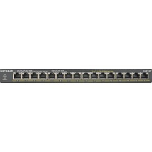 Netgear 300 GS316P 16 Ports Ethernet Switch - 2 Layer Supported - Twisted Pair - Desktop, Wall Mountable, Rack-mountable