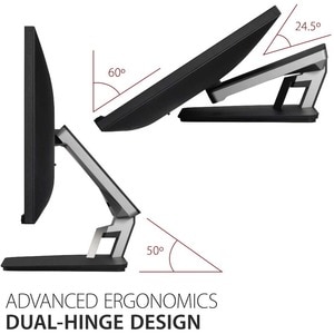 ViewSonic TD2455 24" Class LCD Touchscreen Monitor - 16:9 - 6 ms - 23.8" Viewable - Projected Capacitive - Multi-touch Scr