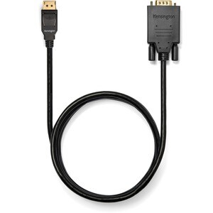 Kensington 1,83 m DisplayPort/VGA Videokabel - Cable for Computer, Monitor, Projektor, Videogerät, Docking Station, Notebo
