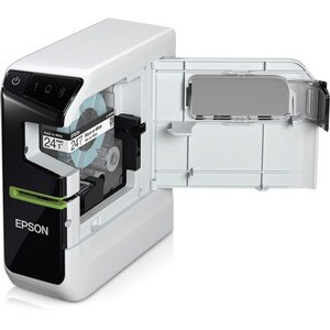Epson LabelWorks LW-600P Desktop Thermal Transfer Printer - Monochrome - Portable - Label Print - USB - Bluetooth - 15 mm/