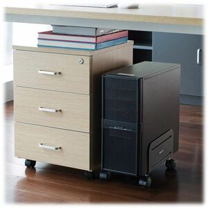 Eaton Tripp Lite Series Mobile CPU Caddy for Computer Towers - Width Adjustable, Locking Casters, Black - 22.05 lb Capacit